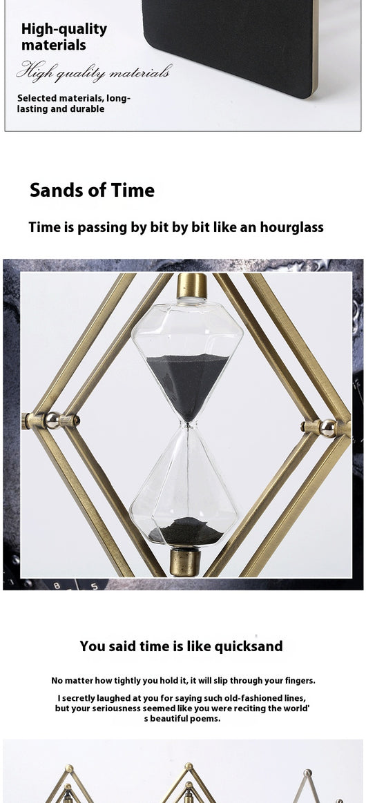 Reloj de Arena Decorativo con Estructura Metálica - Image 9