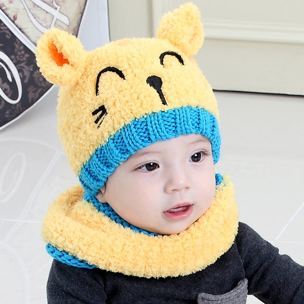 Gorro y Bufanda de Lana para Bebé
