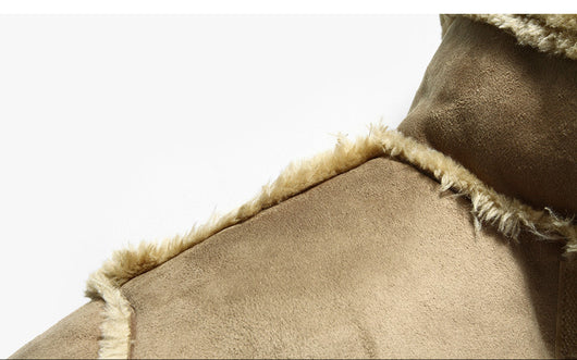Chaqueta de Cuero Clásica Mediana para Hombre - Image 5