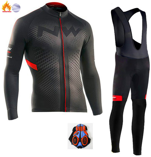 Conjunto de Jersey Ciclismo Manga Larga - Image 34