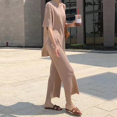 Conjunto de Dos Piezas con Pantalón Ancho Casual - Image 8