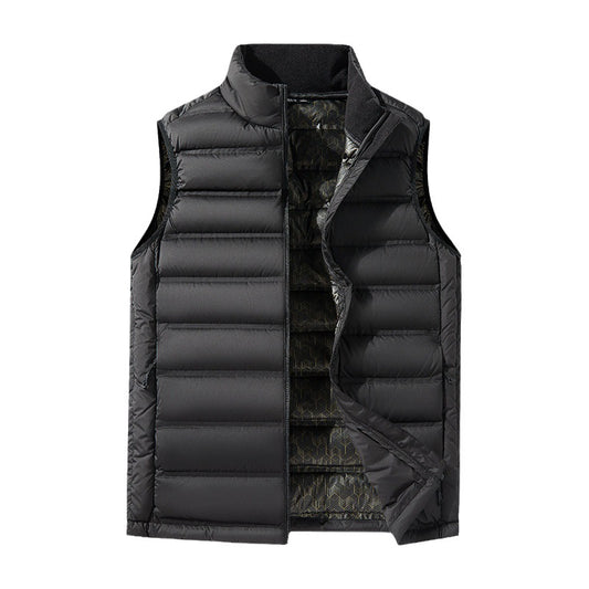 Chaleco Térmico Talla Grande con Cuello Alto y Grafeno