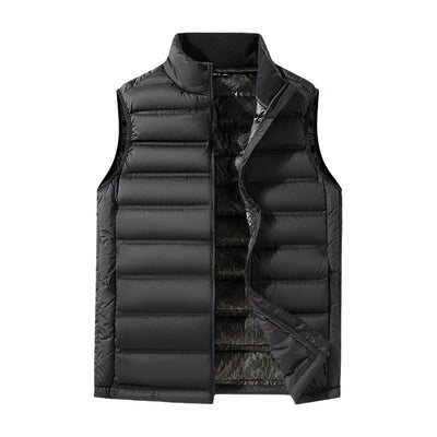 Chaleco Térmico Talla Grande con Cuello Alto y Grafeno
