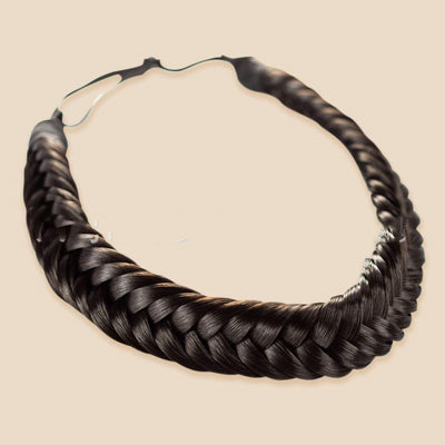Diadema Trenzada Dos Hebras - Accesorio de Moda Versátil - Image 5