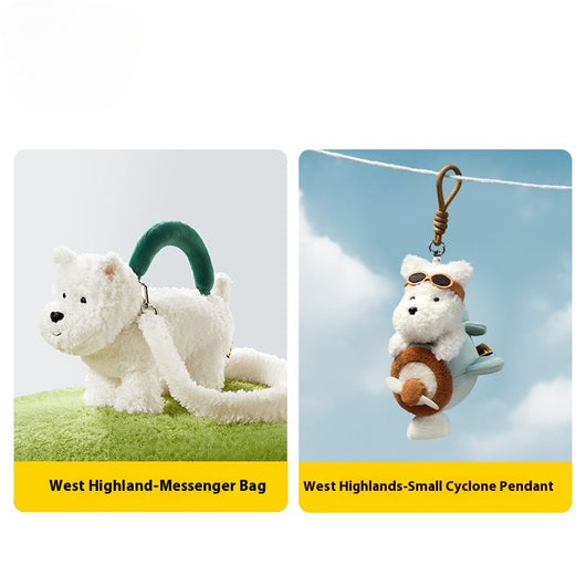 Llavero Peluche Perrito Schnauzer - Bolsa Decorativa Adorable - Image 7