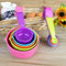 Juego de 10 Tazas y Cucharas Medidoras