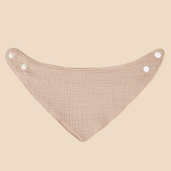 Babero Triangular de Algodón Puro para Bebé - Absorbente y Suave