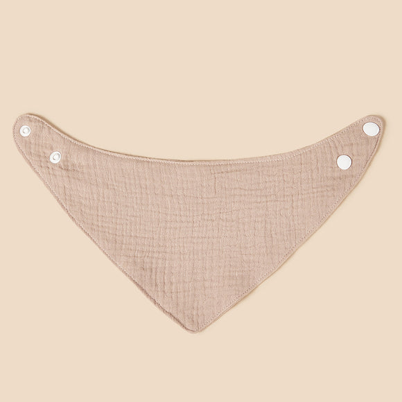 Babero Triangular de Algodón Puro para Bebé - Absorbente y Suave