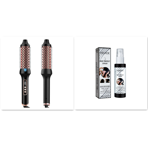 Plancha Rizadora Iónica 2 en 1 - Sin Daño al Cabello con Calentador PTC Doble - Image 3