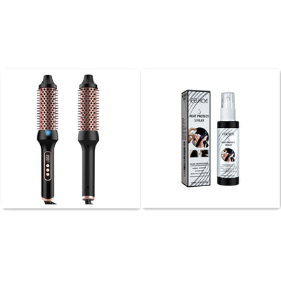 Plancha Rizadora Iónica 2 en 1 - Sin Daño al Cabello con Calentador PTC Doble - Image 3