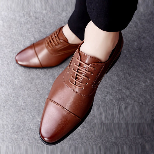 Zapatos Casuales de Cuero para Hombre - Estilo Moderno y Versátil