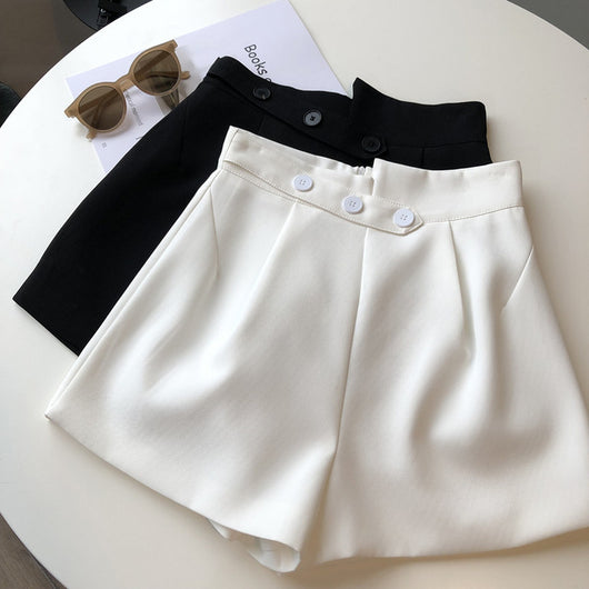 Short Ejecutivo de Corte Asimétrico para Mujer - Image 7