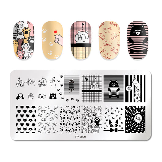 Plantilla de Estampado para Uñas - Kit Profesional de Transferencia - Image 10