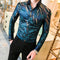 Camisa Casual Floral para Hombre - Estilo Juvenil Moderno
