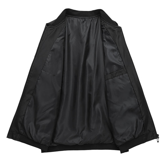 Abrigo Casual de Hombre Liso para Primavera y Otoño - Image 4
