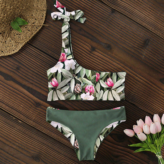 Bikini Asimétrico de Talle Bajo Sexy para Mujer - Image 8