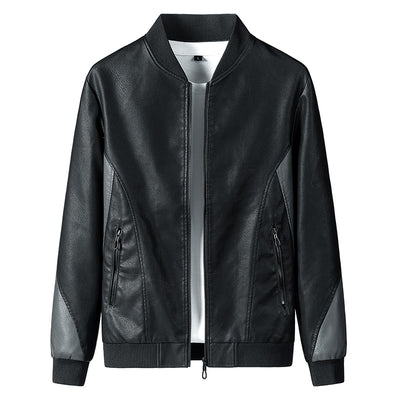 Chaqueta Otoñal Holgada para Hombre Talla Grande Estilo Papá - Image 5