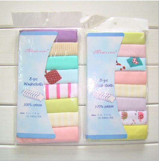 Pack de 8 Toallas de Algodón 100% para Bebé Recién Nacido - Image 5