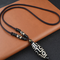 Collar Pulsera Dzi de Nueve Ojos en Ágata - Cadena Étnica Unisex