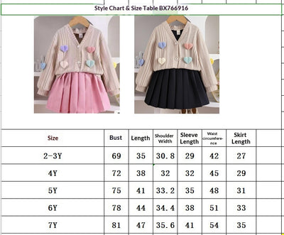 Conjunto Elegante: Abrigo Manga Larga y Falda Tableada Liso - Image 6