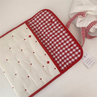 Bolsa Portátil para Tablet con Patrón de Conejo Bordado - Image 8