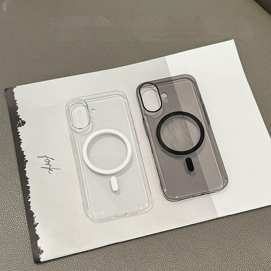 Funda Magnética Ultra Delgada Transparente para Teléfono