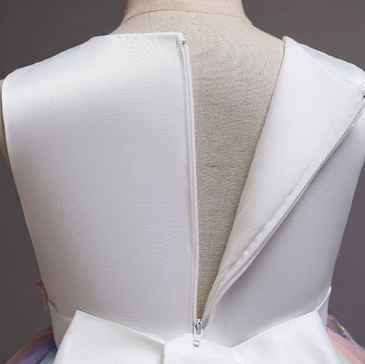 Vestido de Dama de Honor para Niña de 1 Año - Diseño Floral Elegante - Image 10