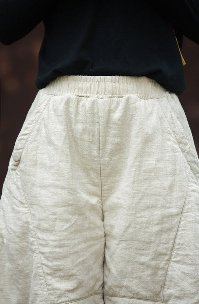 Bloomers Acolchados de Ramio y Algodón con Teñido Especial - Image 45
