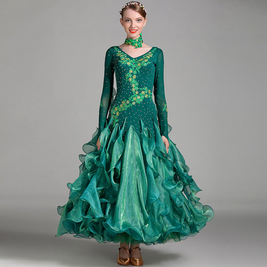 Vestido de Danza Moderna Estándar Nacional para Presentaciones - Image 15