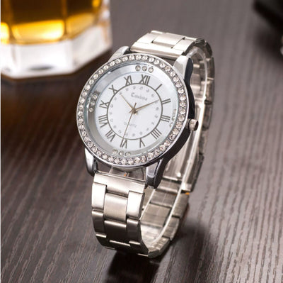 Reloj Deportivo de Acero Inoxidable con Malla de Diamantes - Image 11