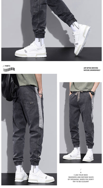 Jeans Hombre Primavera Corte Relajado Ajuste Cónico Stretch - Image 14