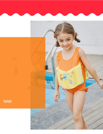 Traje de Baño Flotador para Bebés - Chaleco Salvavidas Integrado Niña - Image 5