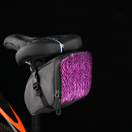 Bolsa Trasera para Bicicleta con Luz de Advertencia