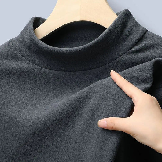 Camiseta Cuello Alto Manga Larga Hombre Otoño - Image 2