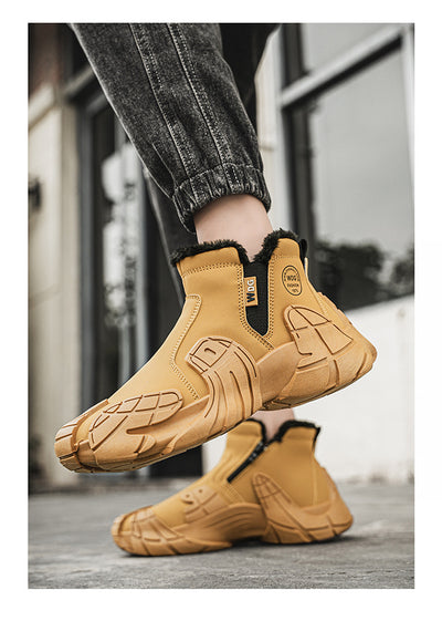 Botas Martin de Trabajo con Forro Polar y Diseño Sólido para Hombre - Image 16