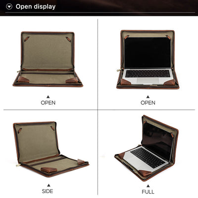 Maletín Ejecutivo de Cuero Genuino para Laptop 14.2 Pulgadas - Image 18