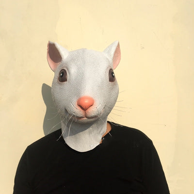 Máscara de Látex Animal para Danzas y Performances Cómicos