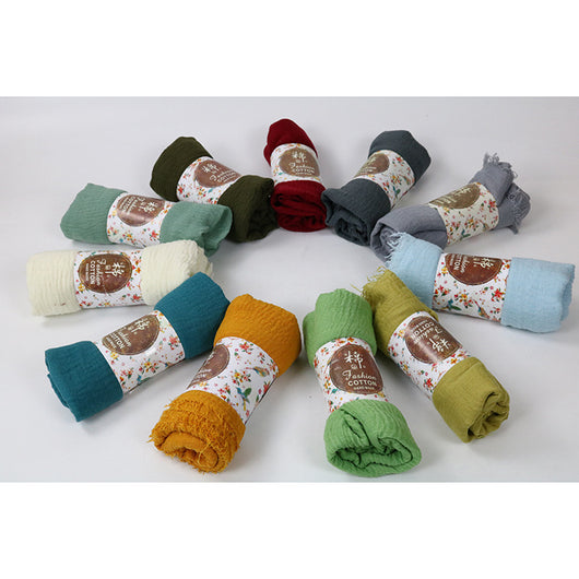 Foulard de Algodón Monocromático Versátil - Image 2