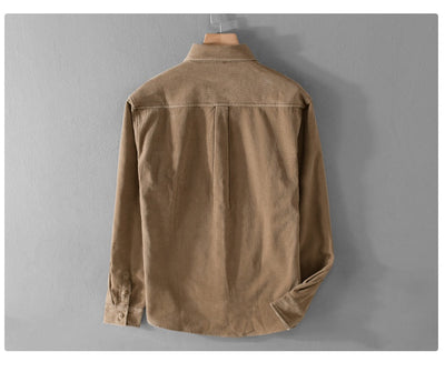 Camisa de Pana Gruesa Cálida Manga Larga - Image 17