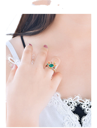 Anillo de Esmeralda en Plata 925 - Diseño Elegante y Sofisticado - Image 3