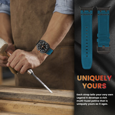 Correa de Reloj Cuero Crazy Horse Premium con Cabezal Acero Inoxidable - Image 36