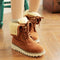Botas de Nieve Acolchadas con Cordones - Abrigo Total para el Invierno