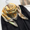 Large Square Silk Scarf for Women - Timeless Elegance