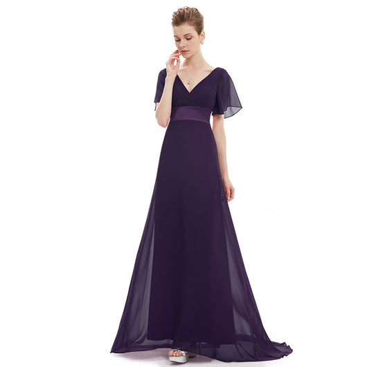Vestido de Noche Largo Elegante Ajustado para Bodas y Eventos - Image 9