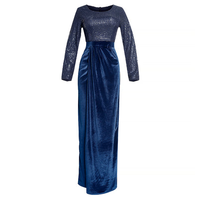 Vestido de Noche Africano con Lentejuelas para Banquetes - Image 22