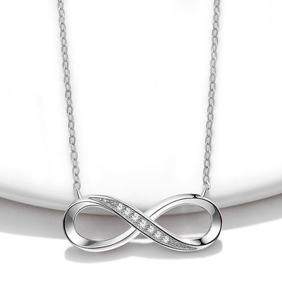 Collar de Plata Esterlina para Mujer con Diseño de 8 Caracteres - Image 5