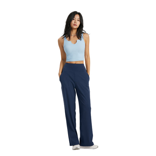 Pantalones Yoga Cintura Alta Pierna Ancha - Image 12
