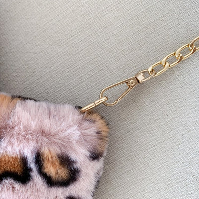Bolso Tote Leopardo con Cadena y Correa Crossbody - Image 17