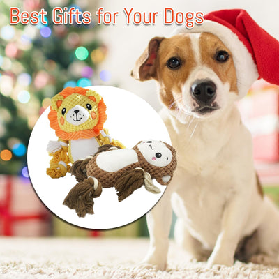 Pack de Juguetes Chirriantes para Perros Medianos y Grandes - Peluches Multicolores con Sonido - Image 12