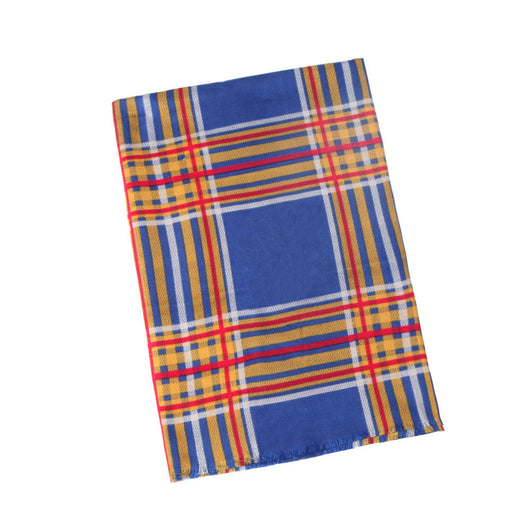 Pañuelo Cuadrado de Satén Reversible con Estampado Escocés - Image 18